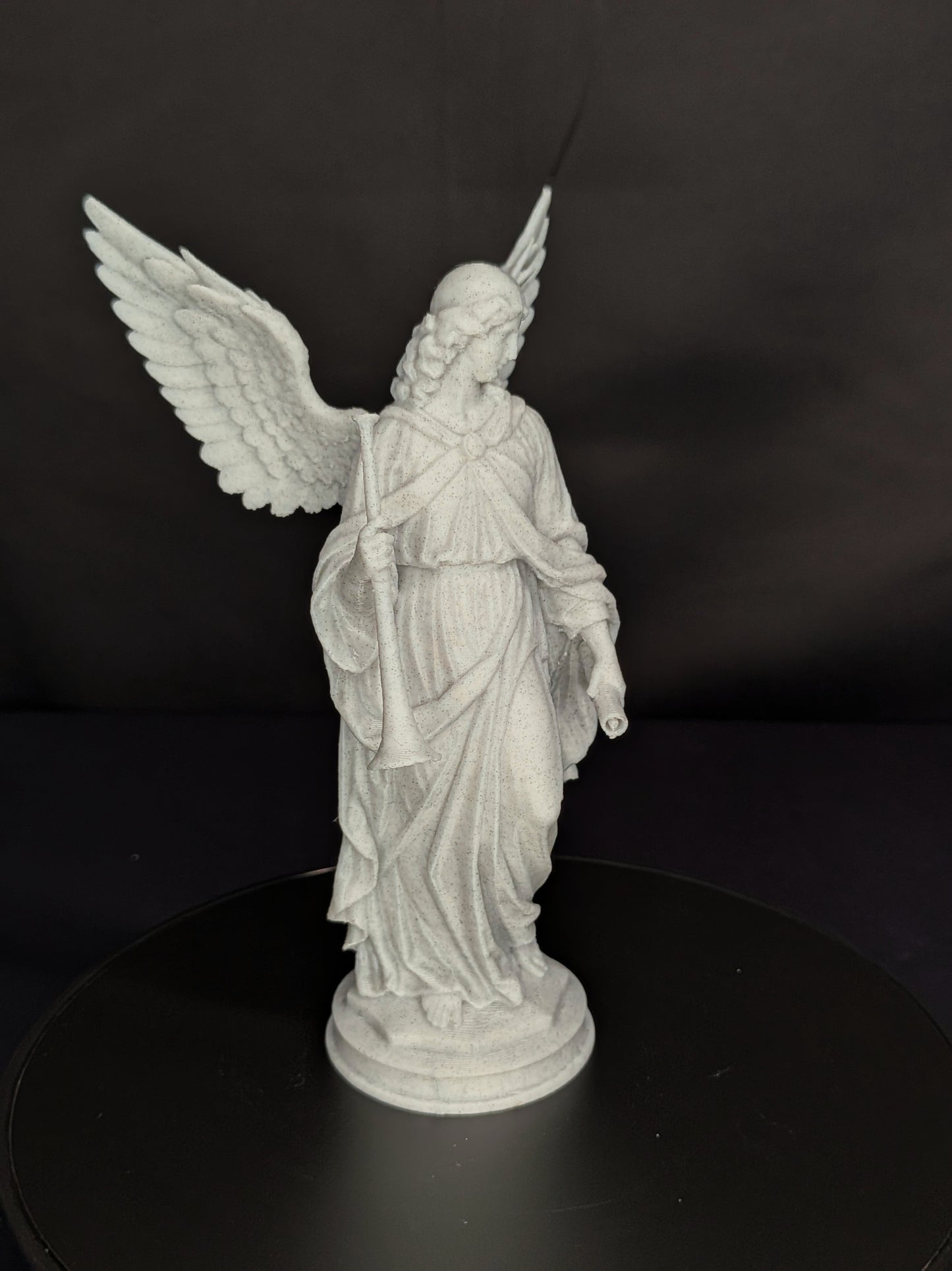 Archangel Gabriel Statue - Marble Style Angel Sculpture