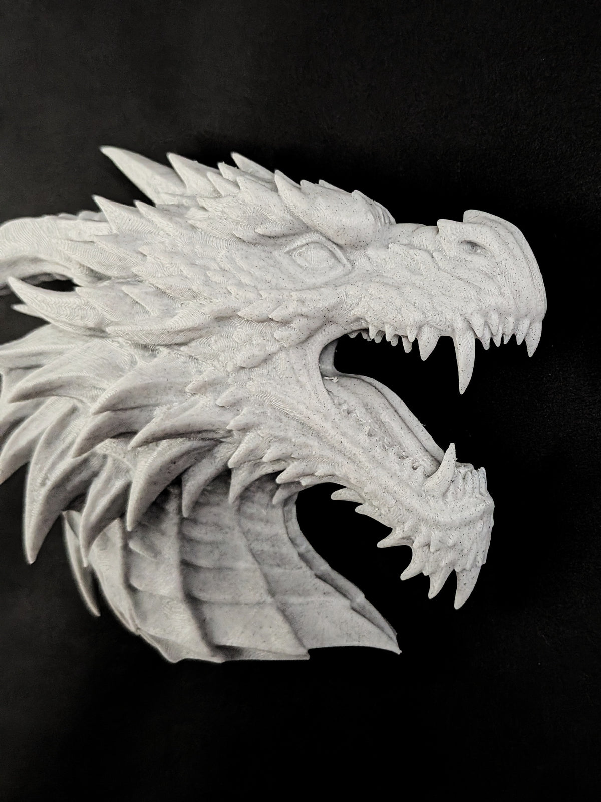 Dragon Wall Sculpture - Golden Style Dragon Head Wall Art