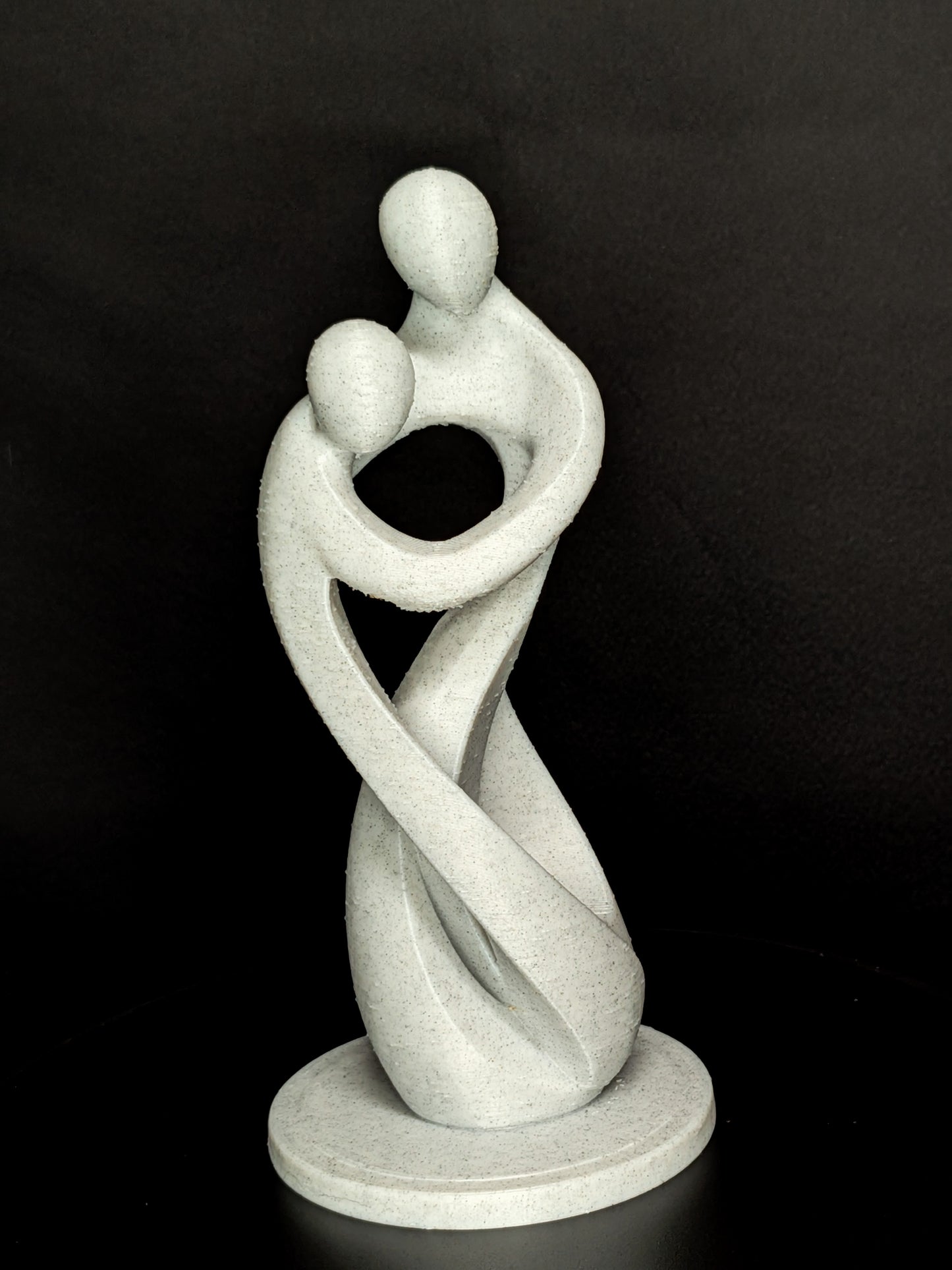 Eternal Embrace Statue - Marble Finish Modern Sculpture