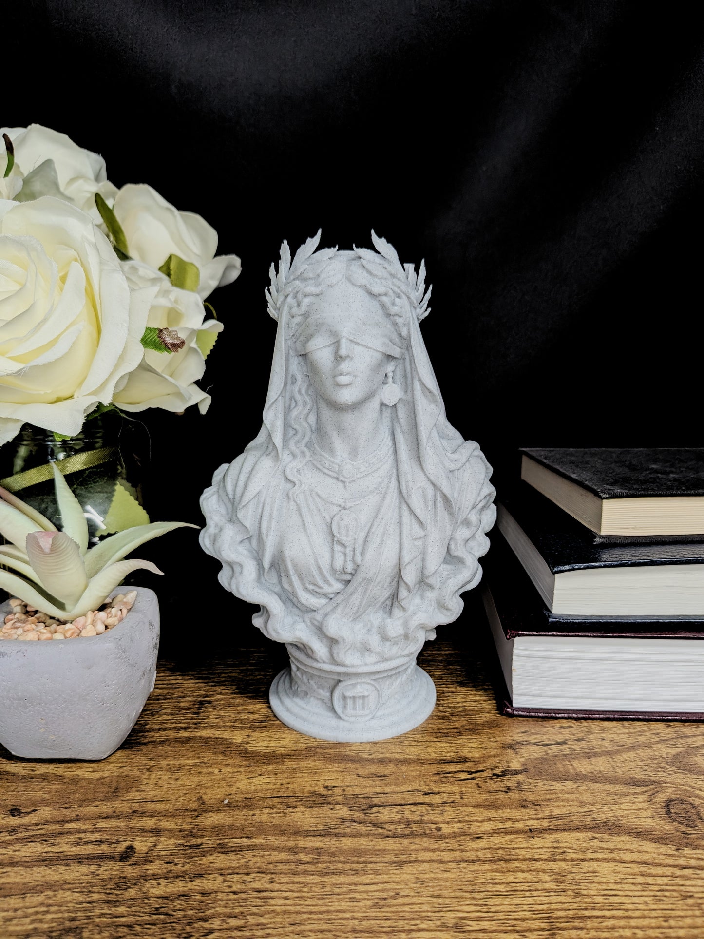 Calliope Muse Bust - Marble Style Greek Mythology Sculpture
