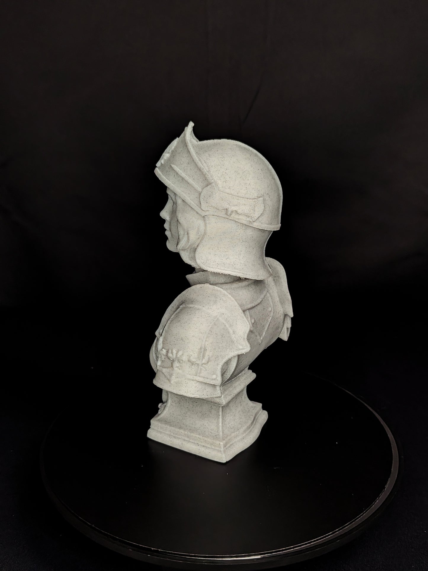 Joan of Arc Bust - Marble Style French Heroine Sculpture