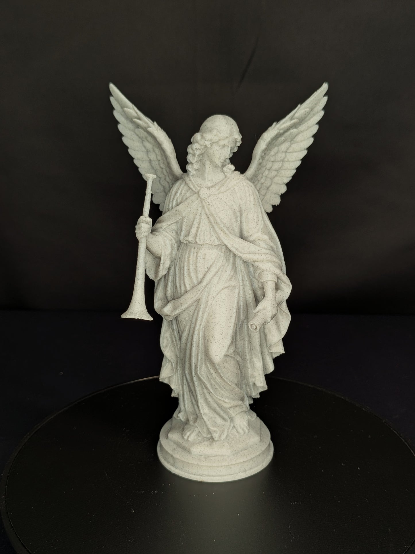 Archangel Gabriel Statue - Marble Style Angel Sculpture