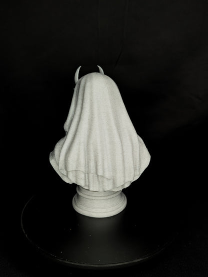 Selene Moon Goddess Bust - Marble Style Lunar Sculpture