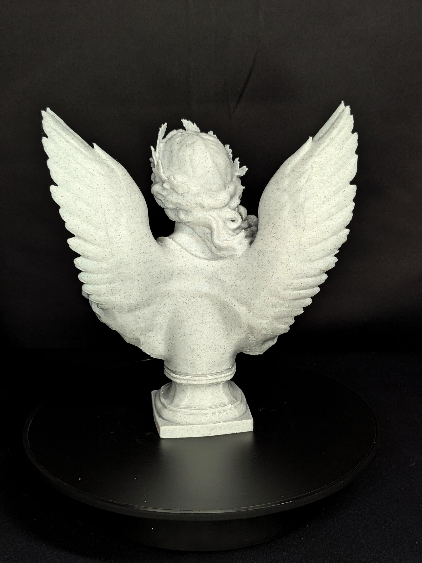 Celestial Angel Bust – Marble Style Winged Goddess Sculpture