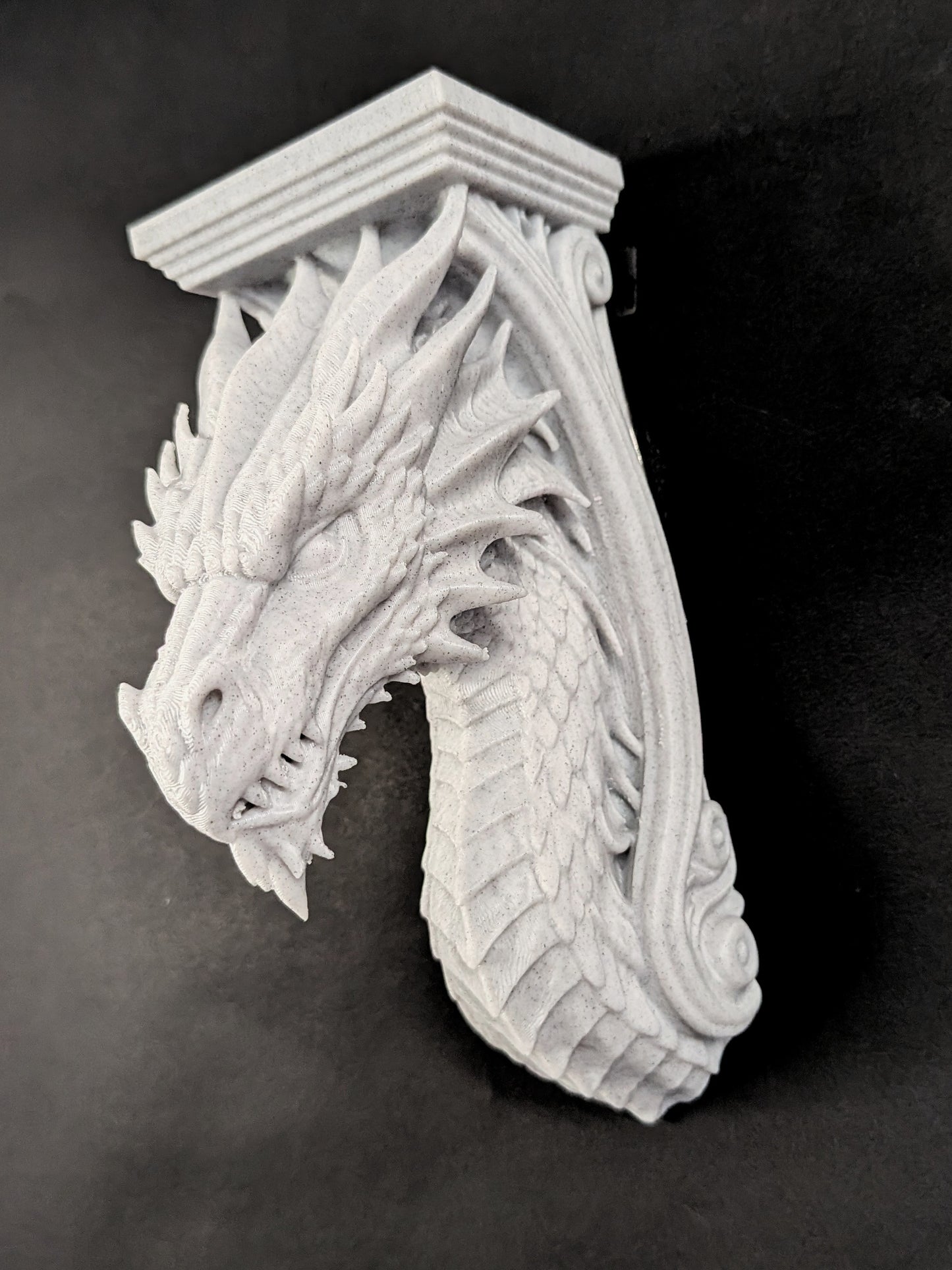 Dragon Wall Corbel - Gothic Dragon Shelf Bracket