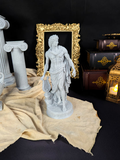 Apollo Greek God Statue | Marble Style Greek Mythology Sculpture
