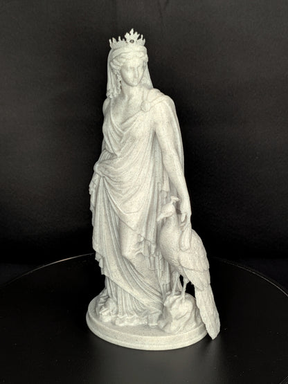 Hera Greek Goddess Statue | Marble Style Greek Mythology Sculpture
