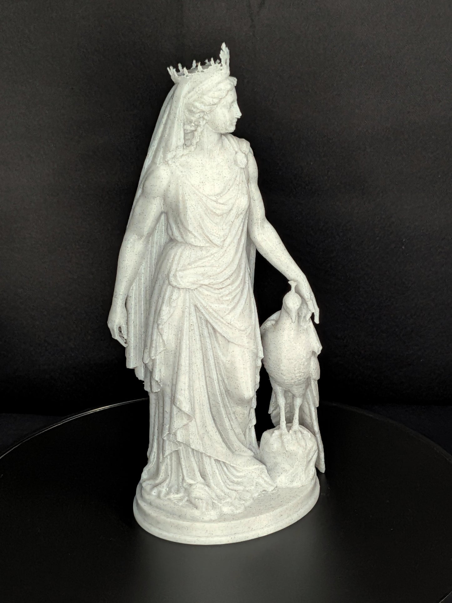 Hera Greek Goddess Statue | Marble Style Greek Mythology Sculpture