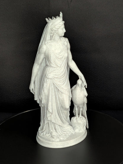 Hera Greek Goddess Statue | Marble Style Greek Mythology Sculpture