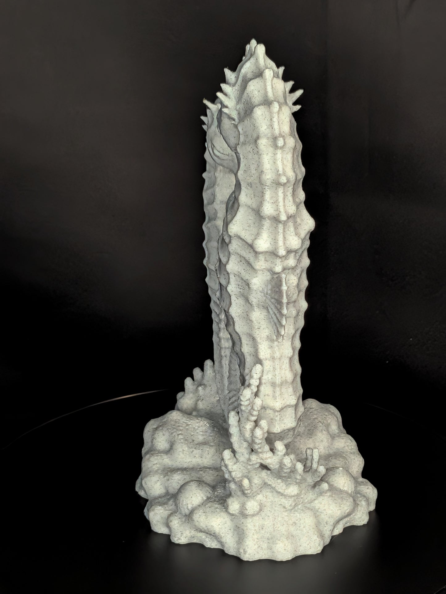 Seahorse Couple Statue | Marble Style Seahorse Sculpture
