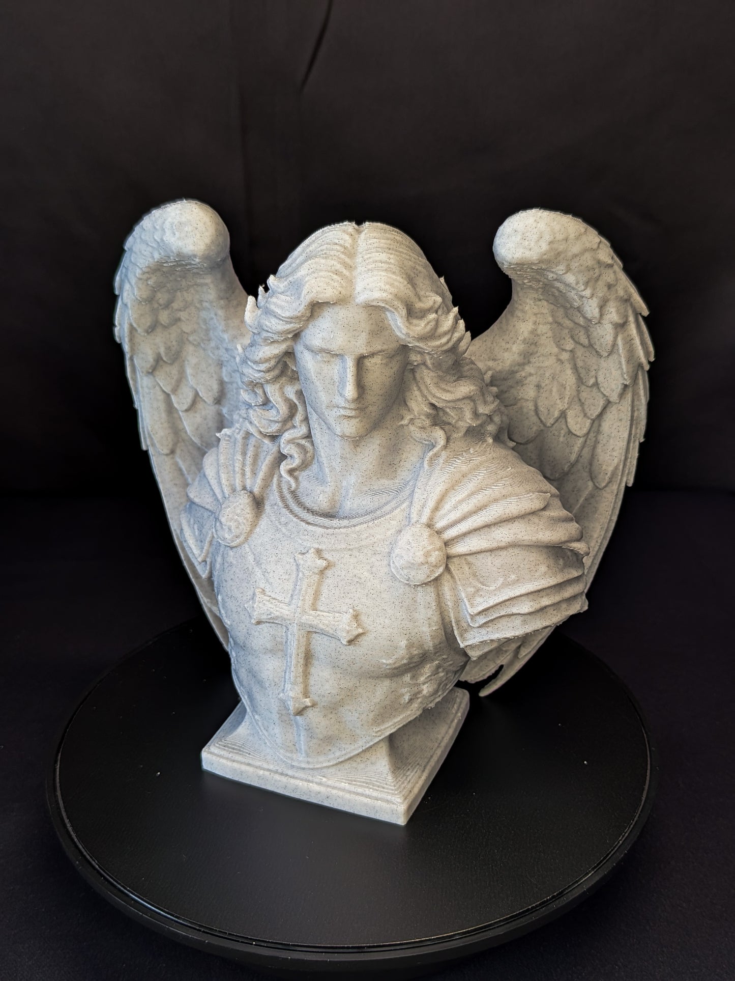 Archangel Michael Bust - Marble Finish Angel Sculpture