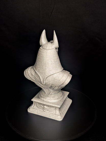 Anubis Bust Statue - Marble Finish Egyptian Sculpture