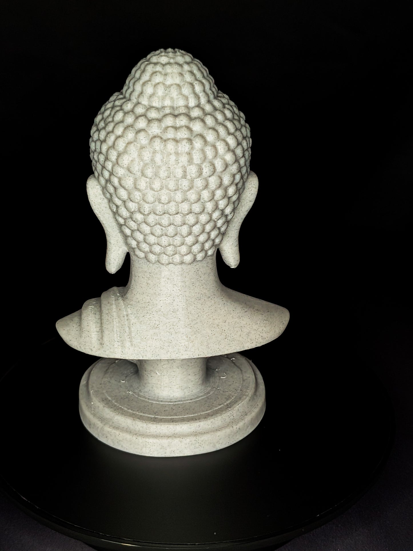 Buddha Head Statue - Marble Style Zen Meditation Sculpture