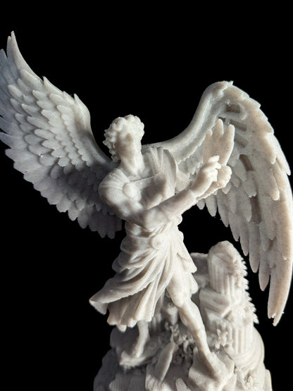 Icarus Statue - Marble Style Greek Mythology Angel Sculpture