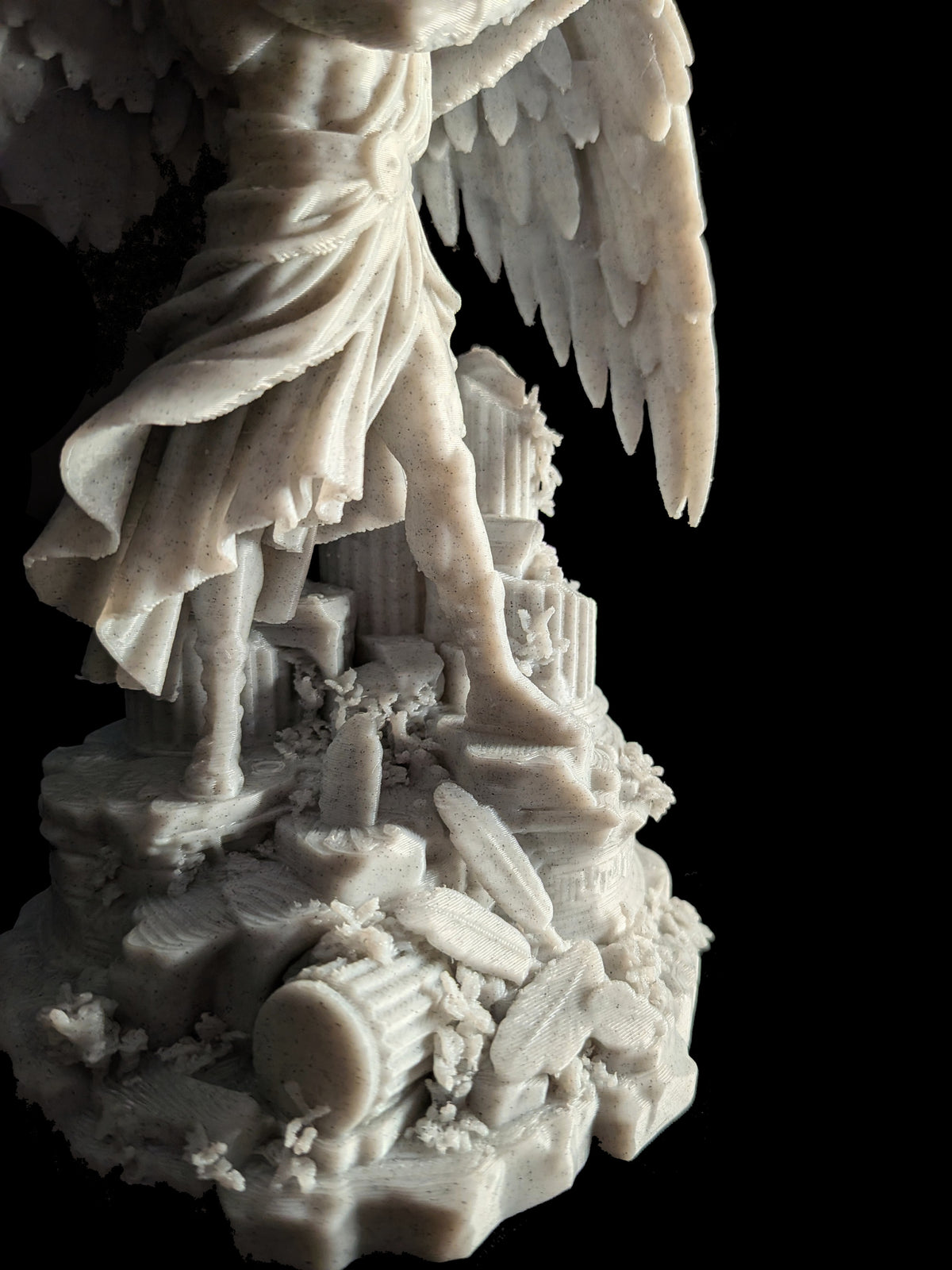 Icarus Statue - Marble Style Greek Mythology Angel Sculpture