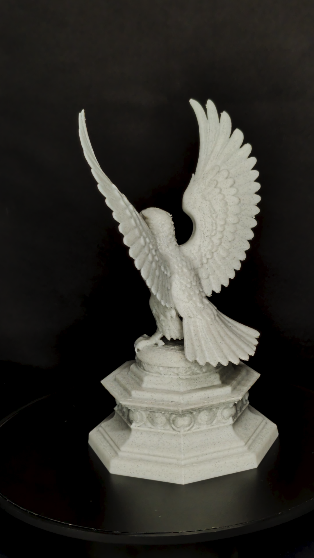 Classical Eagle Statue - Marble Style Eagle Sculpture