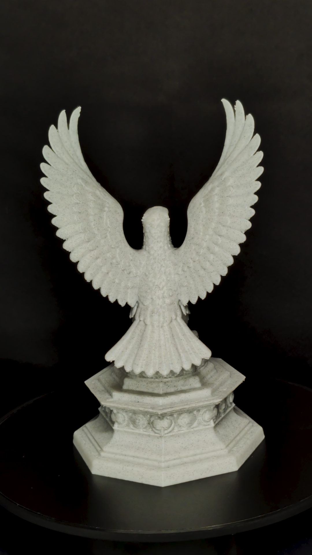 Classical Eagle Statue - Marble Style Eagle Sculpture