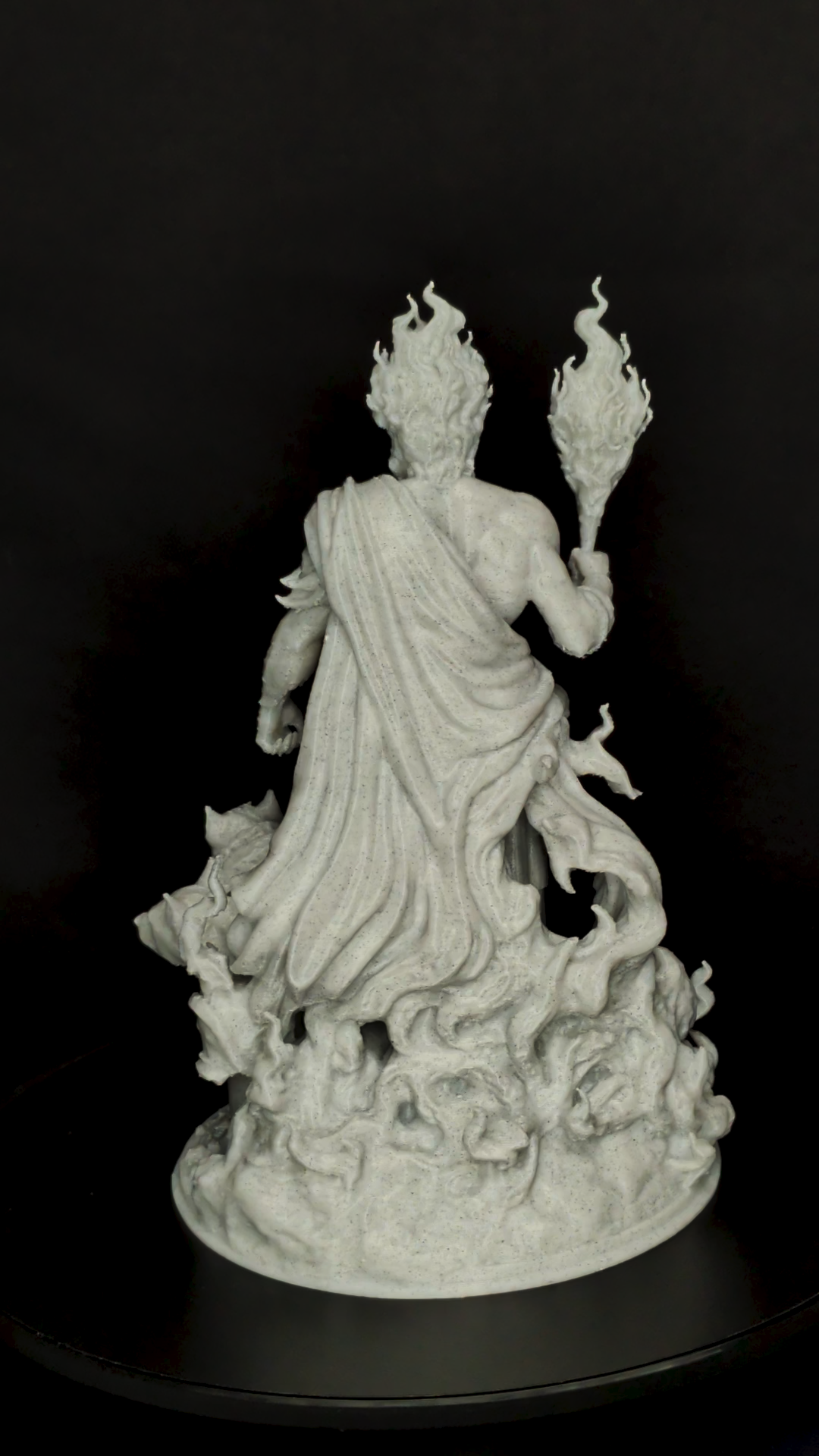 Hades Statue - Marble Finish God of the Underworld Sculpture