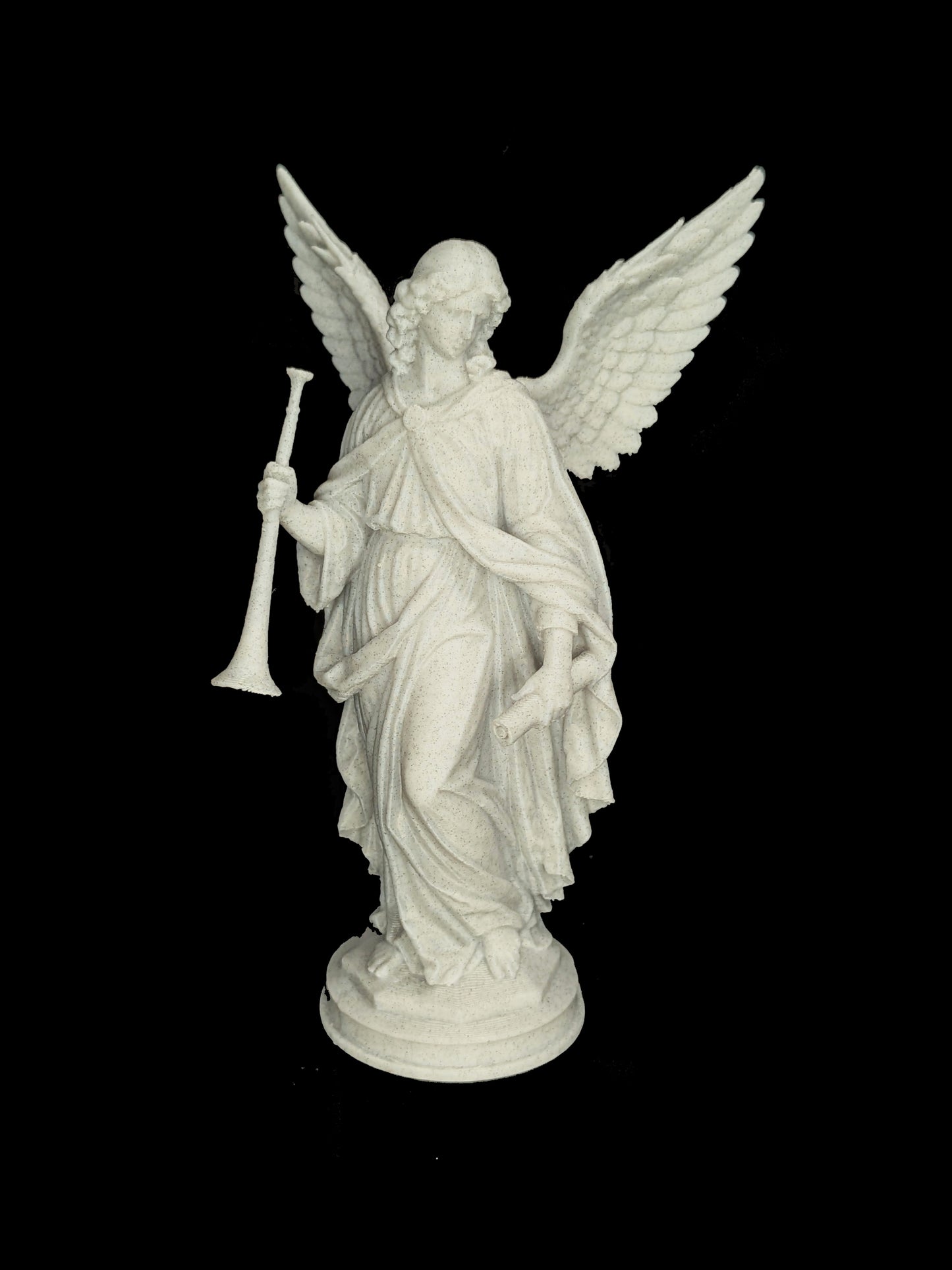 Archangel Gabriel Statue - Marble Style Angel Sculpture