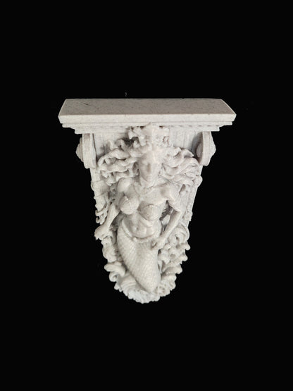 Siren Mermaid Wall Relief - Nautical Ship Figurehead Sculpture