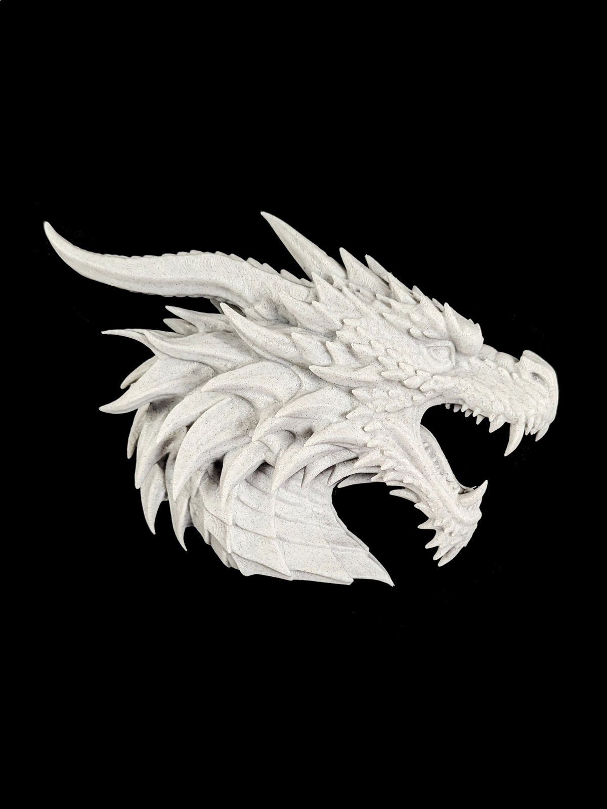 Dragon Wall Sculpture - Golden Style Dragon Head Wall Art