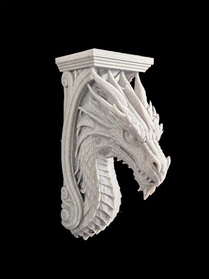 Dragon Wall Corbel - Gothic Dragon Shelf Bracket