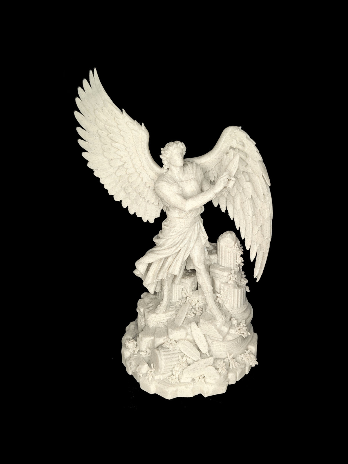 Icarus Statue - Marble Style Greek Mythology Angel Sculpture