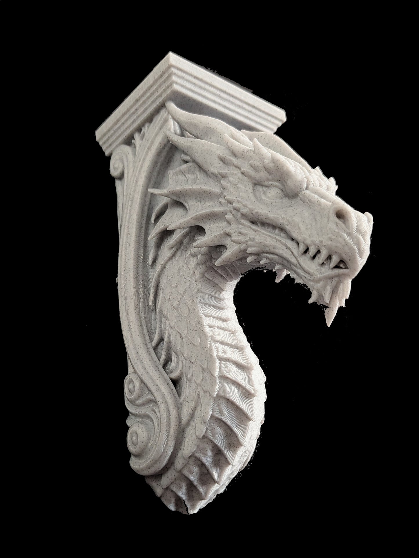 Dragon Wall Corbel - Gothic Dragon Shelf Bracket