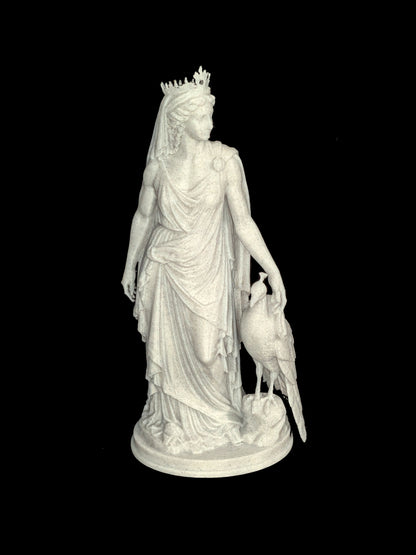 Hera Greek Goddess Statue | Marble Style Greek Mythology Sculpture