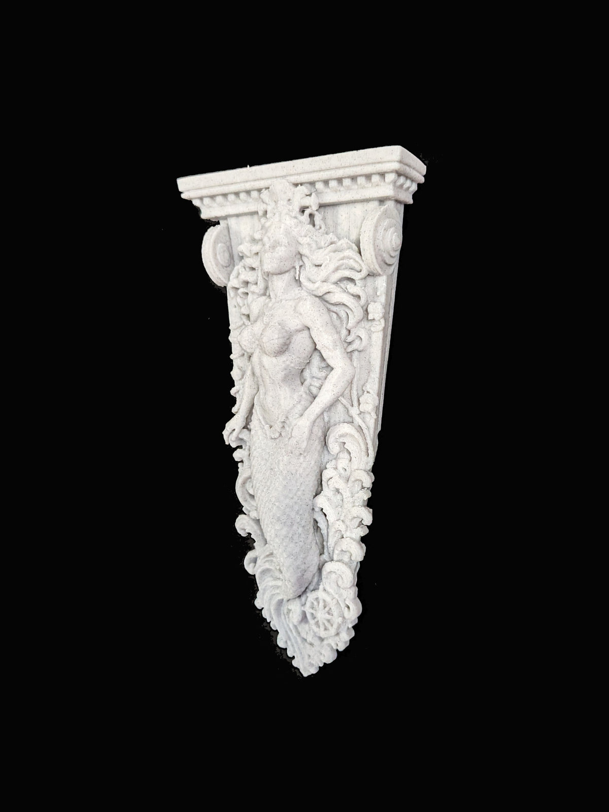 Siren Mermaid Wall Relief - Nautical Ship Figurehead Sculpture