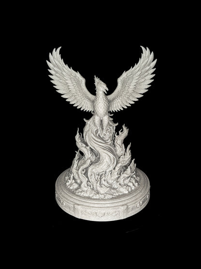 Phoenix Statue - Marble Style Mythology Sculpture