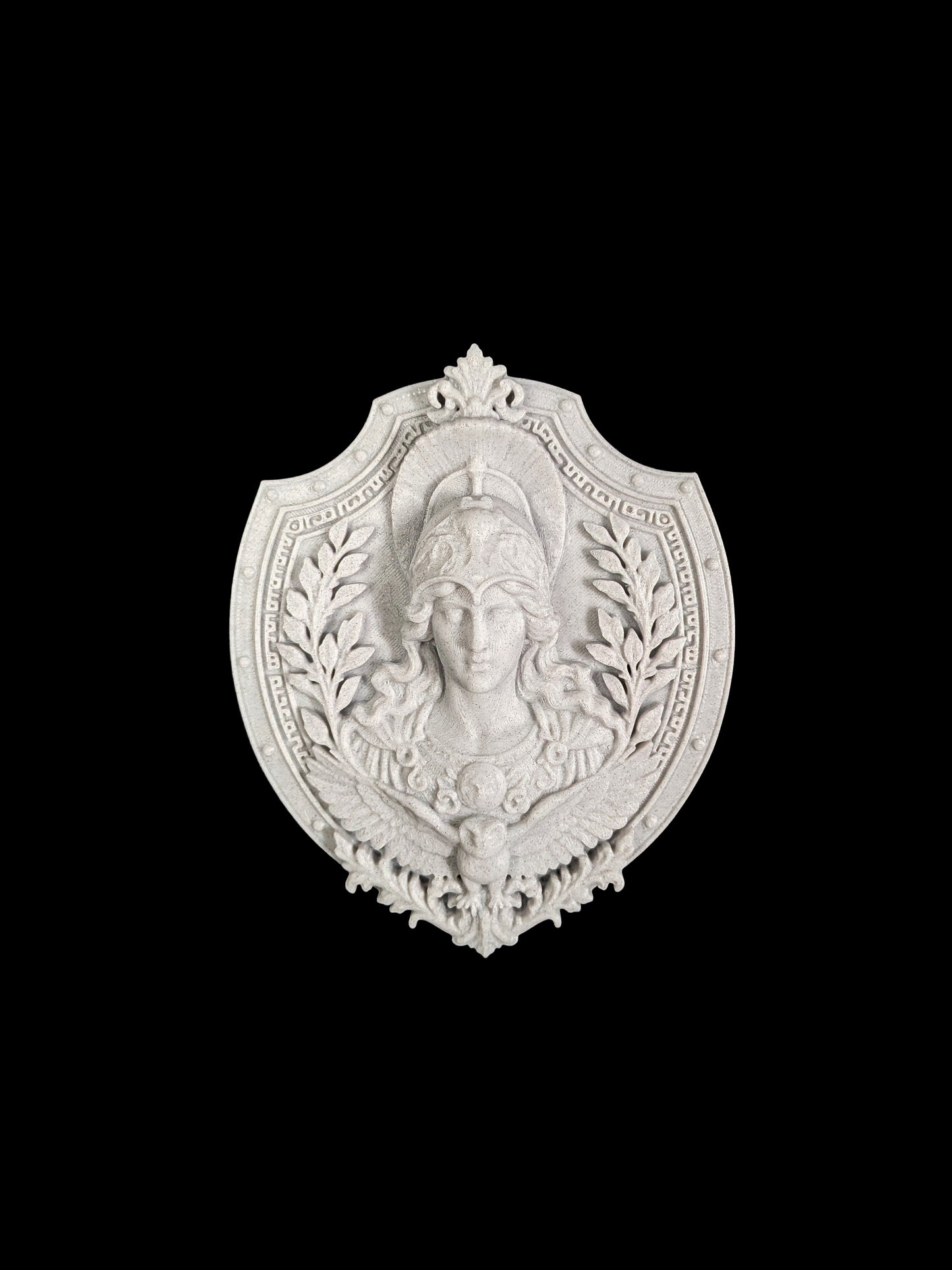 Athena Wall Relief - Marble Finish Greek Goddess Gothic Wall Art