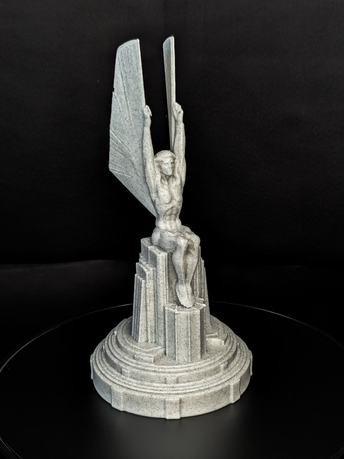 Winged Figures of the Republic - Marble Style Art Deco Statue