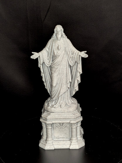 Jesus Statue - Marble Finish Christ Sculpture