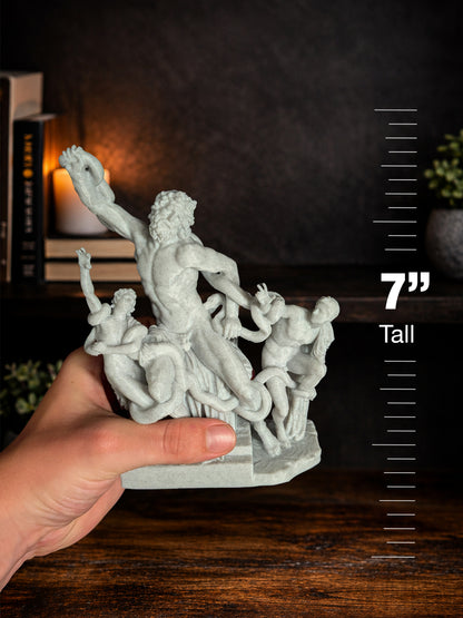 Laocoön and His Sons - Marble Finish Classical Sculpture