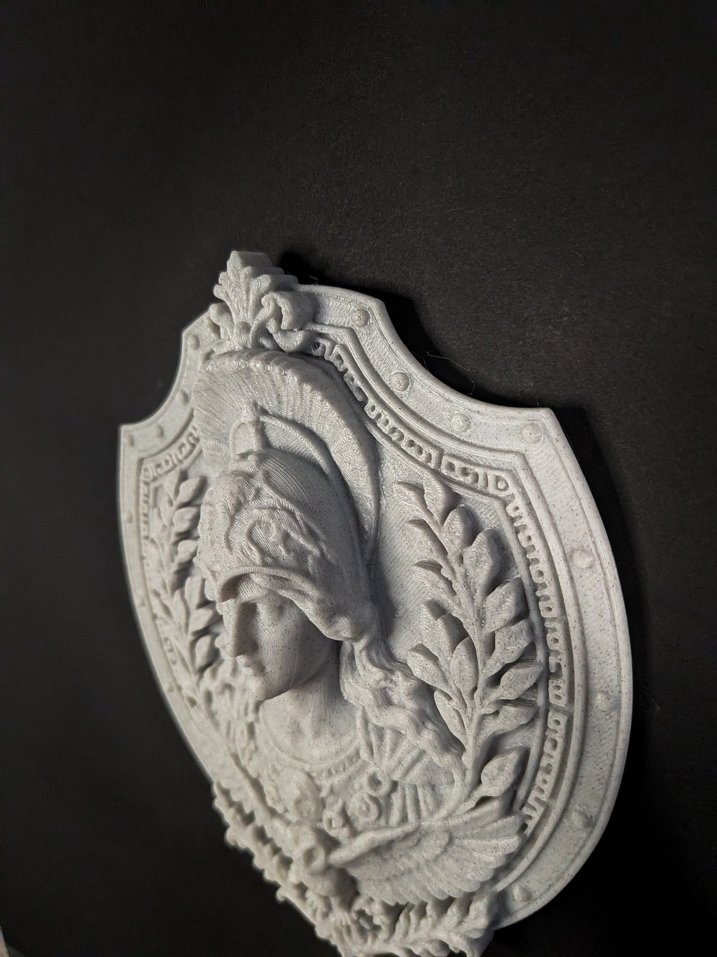 Athena Wall Relief - Marble Finish Greek Goddess Gothic Wall Art