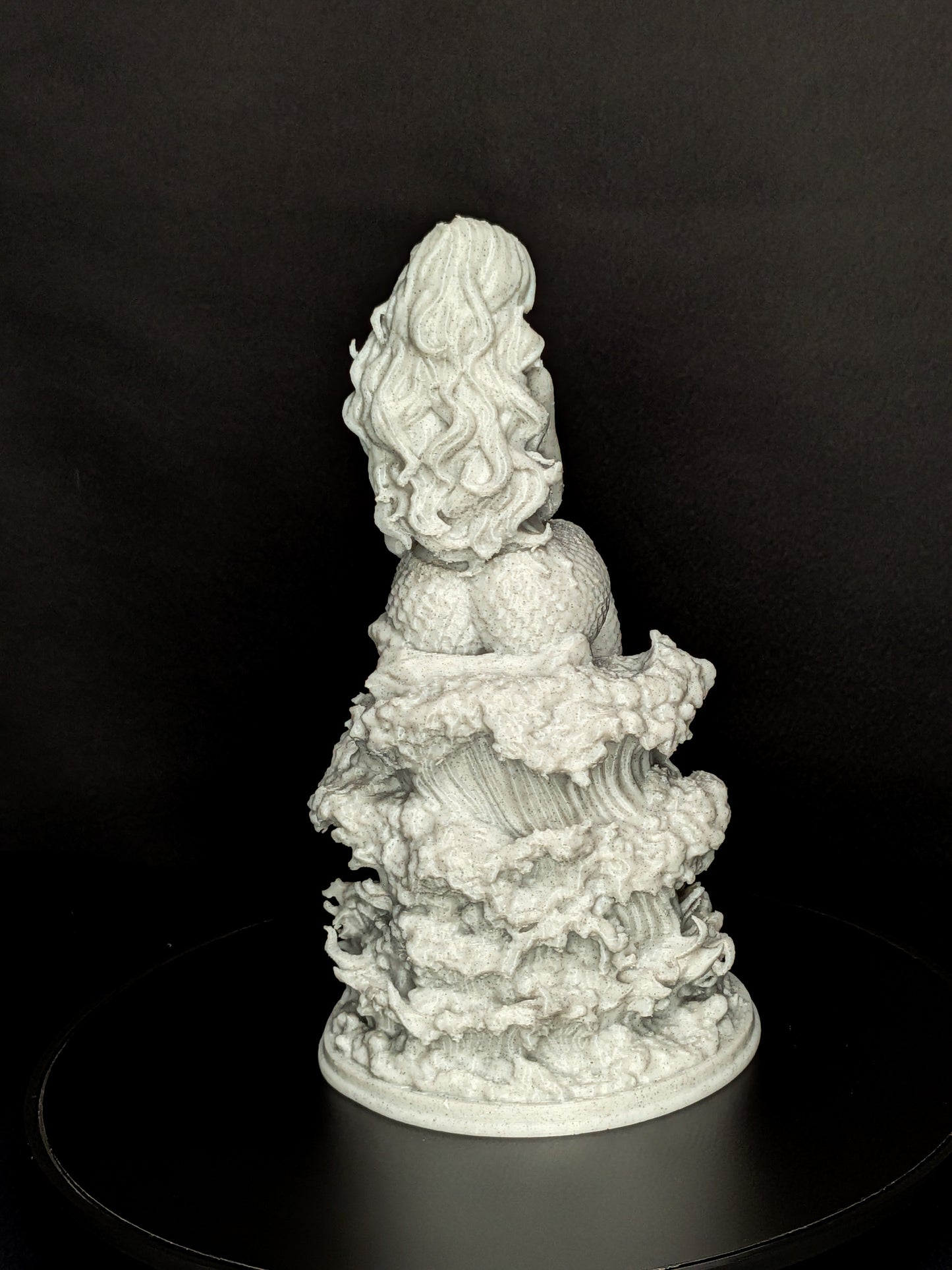 Mermaid Statue - Marble Finish Siren Sculpture