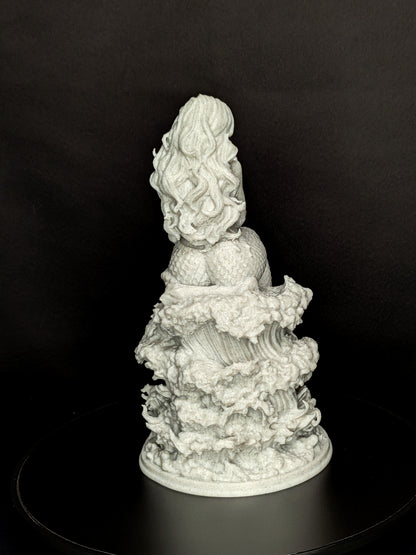Mermaid Statue - Marble Finish Siren Sculpture