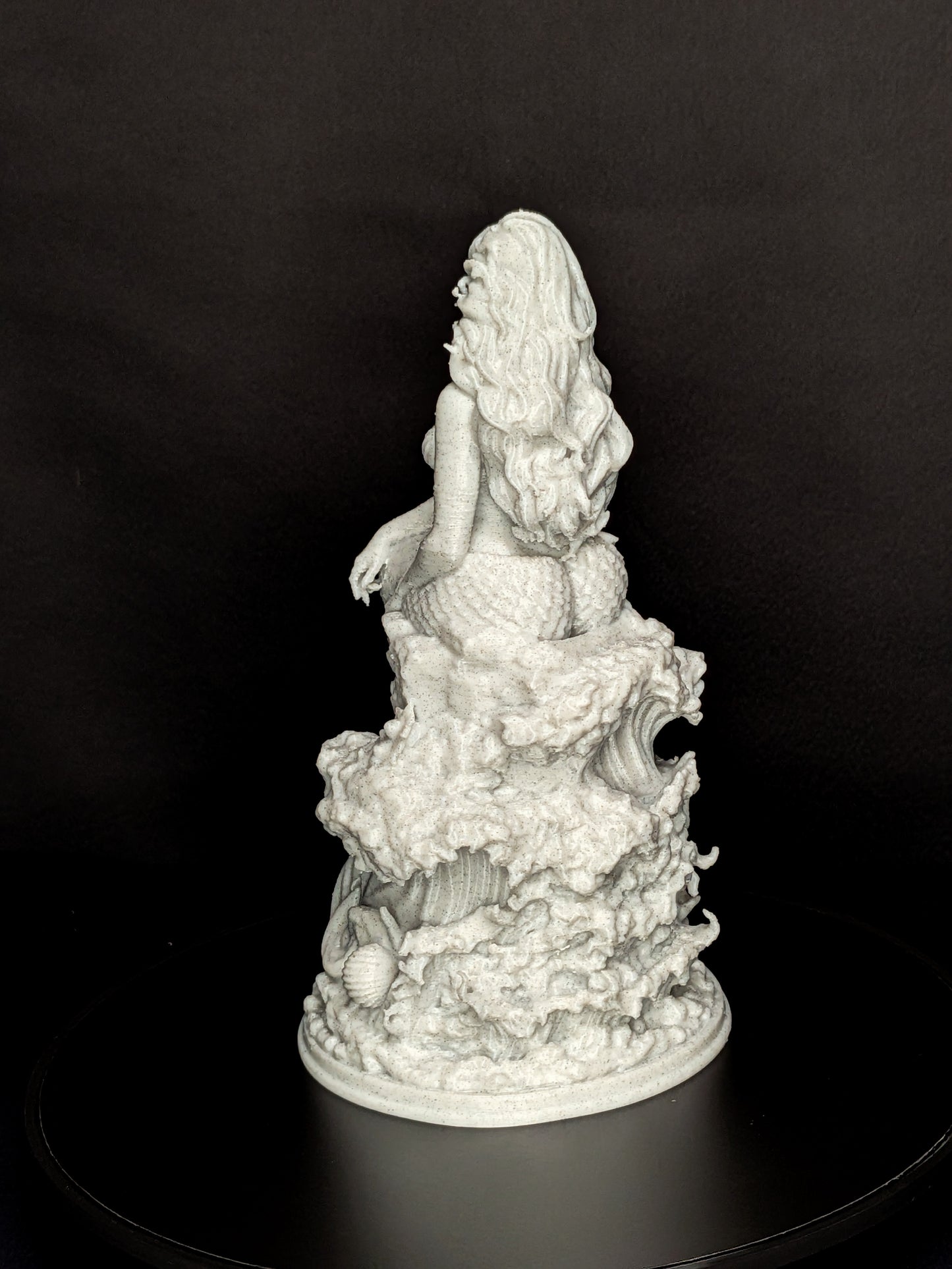 Mermaid Statue - Marble Finish Siren Sculpture