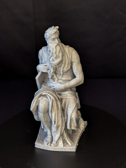 Michelangelo Moses Statue - Marble Style Sculpture
