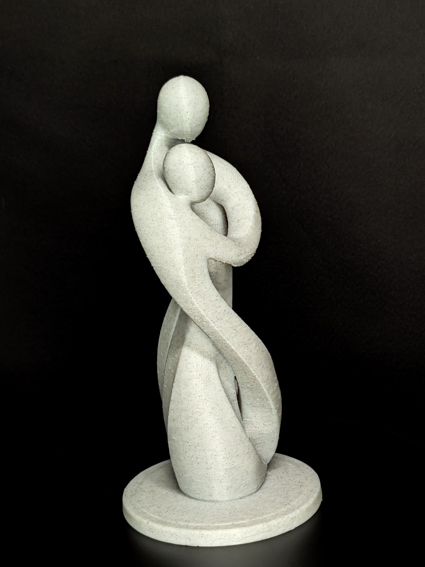 Eternal Embrace Statue - Marble Finish Modern Sculpture