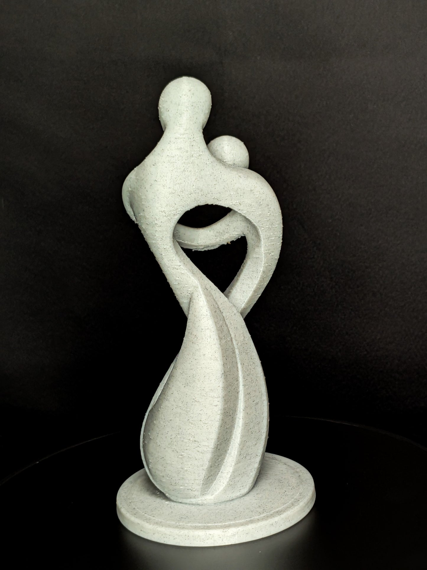 Eternal Embrace Statue - Marble Finish Modern Sculpture
