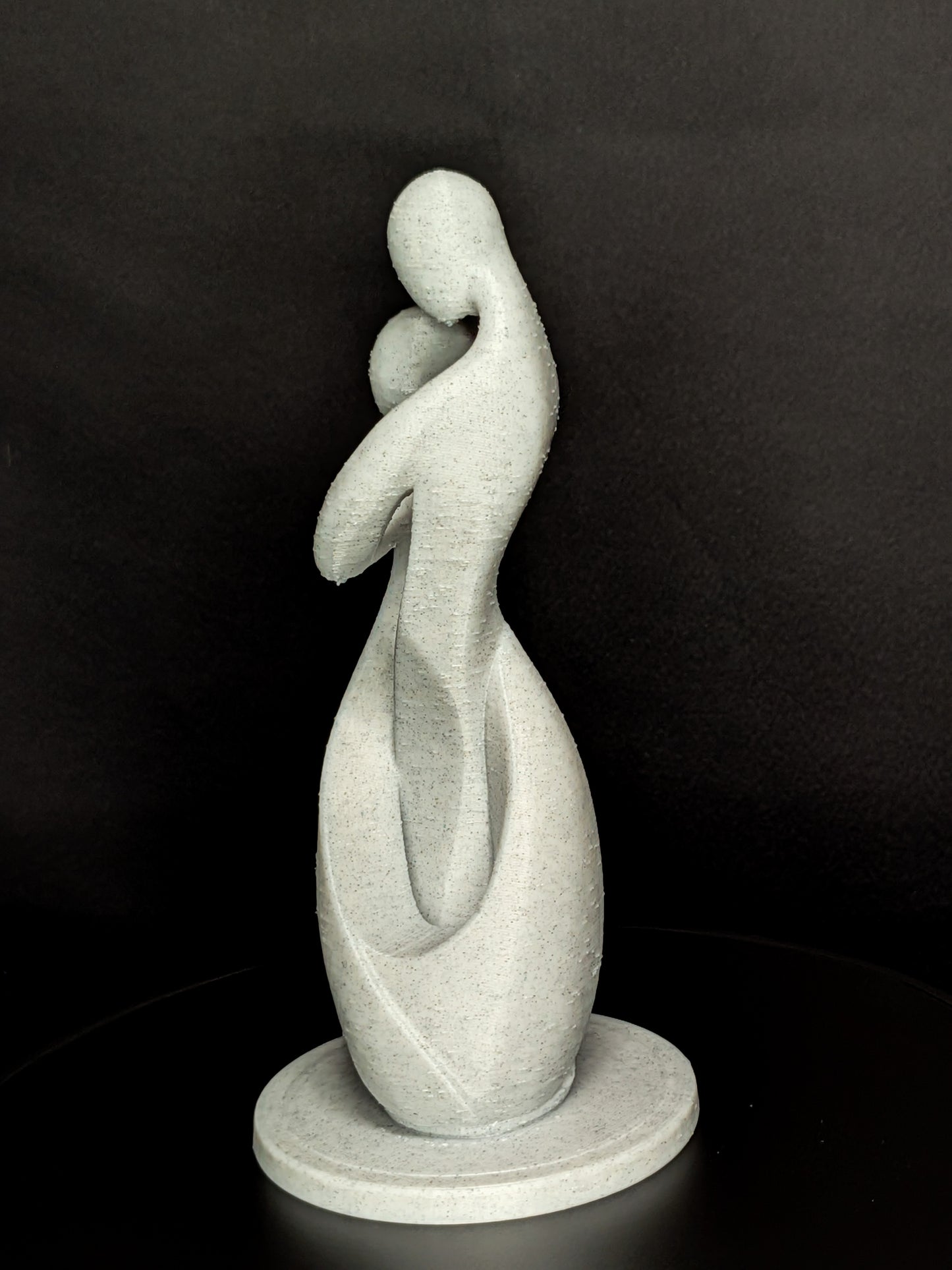 Eternal Embrace Statue - Marble Finish Modern Sculpture