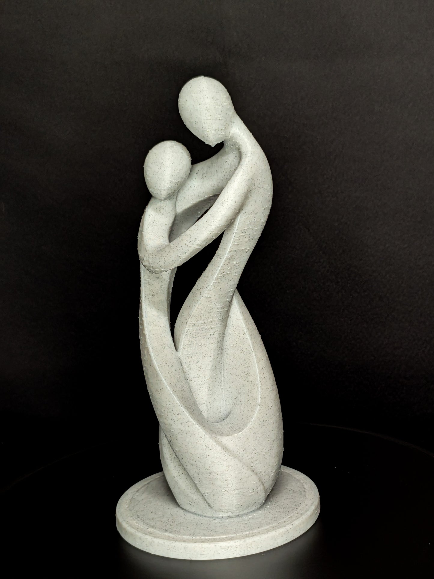 Eternal Embrace Statue - Marble Finish Modern Sculpture