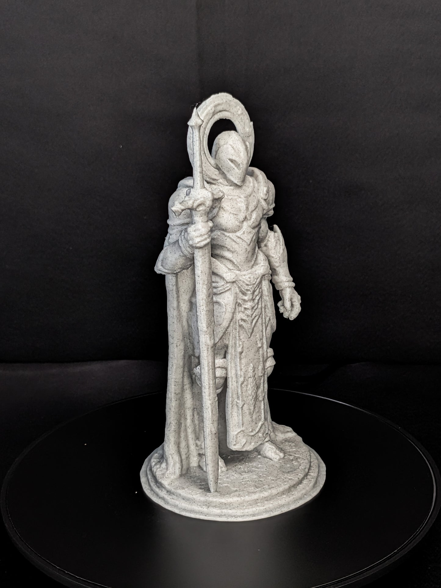 Radiant Paladin Statue - Gold Finish - Fantasy Knight
