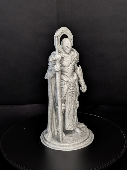 Radiant Paladin Statue - Gold Finish - Fantasy Knight