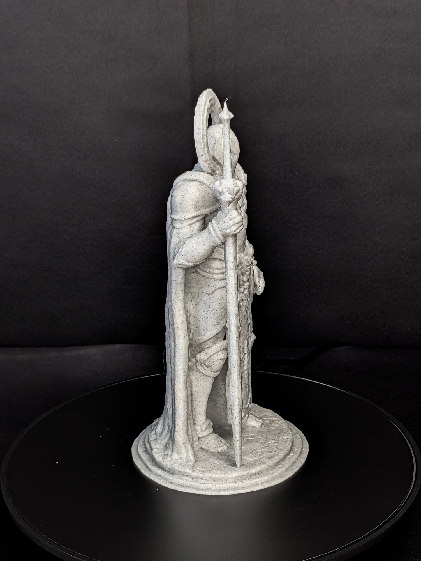 Radiant Paladin Statue - Gold Finish - Fantasy Knight