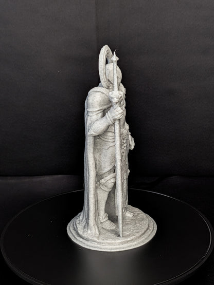 Radiant Paladin Statue - Gold Finish - Fantasy Knight