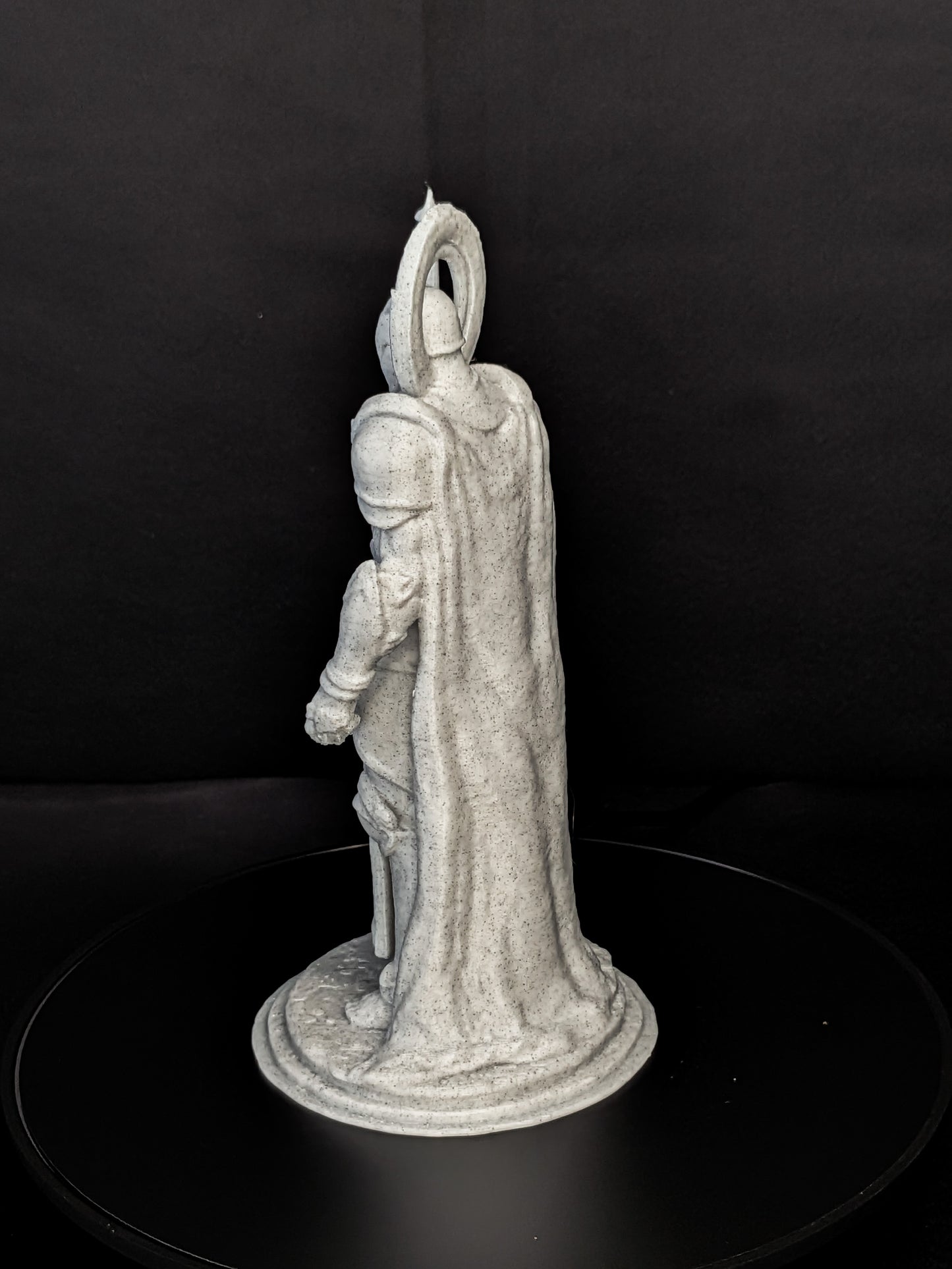 Radiant Paladin Statue - Gold Finish - Fantasy Knight