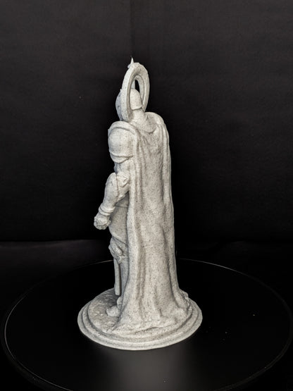Radiant Paladin Statue - Gold Finish - Fantasy Knight